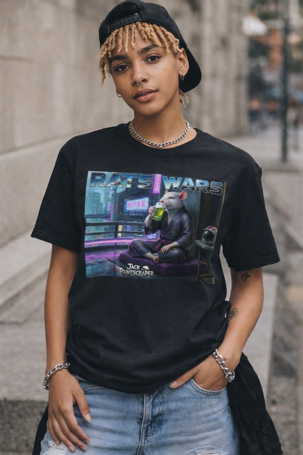 Jack Paintscraper T-Shirt on Model